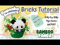Nyamnyam!! Cupcake Dessert BAMBOO PANDA 7497 - Bricks Tutorial | Tutorial Lego Brick Mini