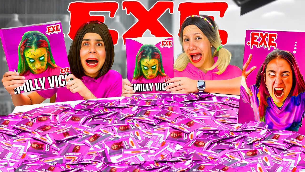 COMPRAMOS O ÁLBUM DE FIGURINHAS DA EMILLY VICK.EXE *assustador - YouTube