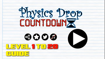 Physics Drop • Level 1 To 20 • Countdown │ Redline69 Games