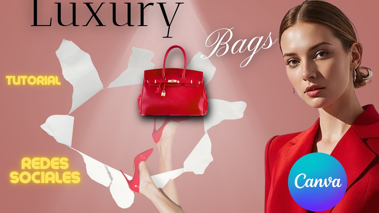 Post de Lujo en Canva 👜✨ | Efecto Sobreexposición Elegante Paso a Paso