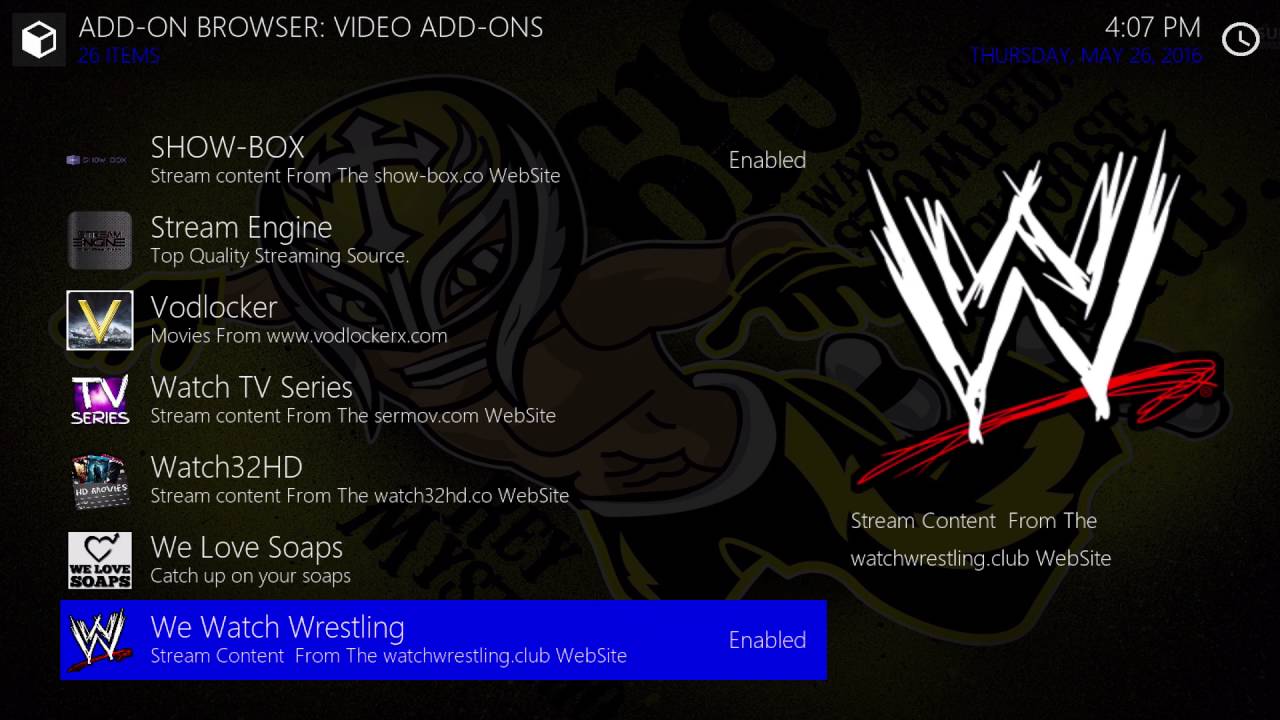 watch wrestling stream