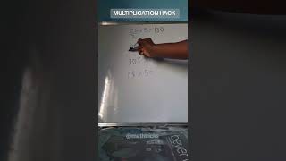 Multiplication Hack #mathtips #mathtricks #mathematics #shorts