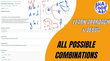 10.0 All Possible Combinations (Backtracking)-Interviewbit #backtracking#interview#recursion