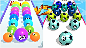 MAX LEVELS A-Z Run vs BallRun2048 🔮💥: All Levels Gameplay Walkthrough Android ,iOS NEW UPDATE