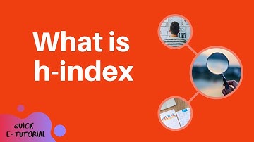 #usm #usmlibrary What is h-index