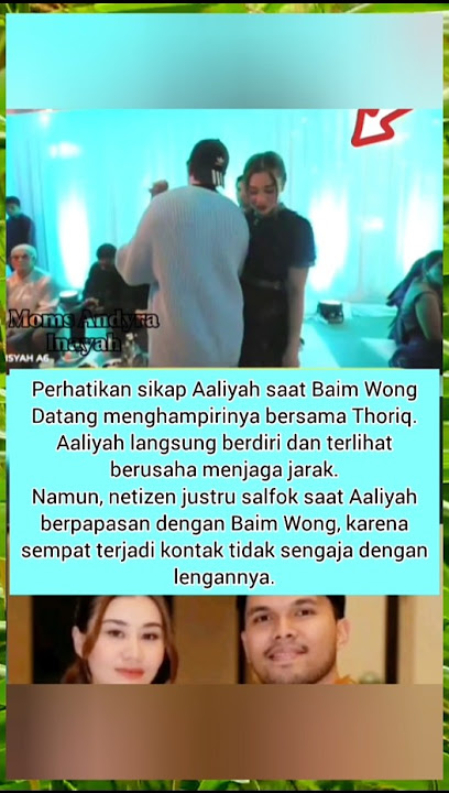 REAKSI AALIYAH SETELAH SENGGOLAN SAMA BAIK WONG 👀 #aaliyah #baimwong