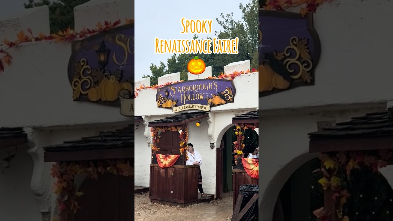 SPOOKY Ren Faire! #scarboroughshollow #renfaire #october #fall #autumn