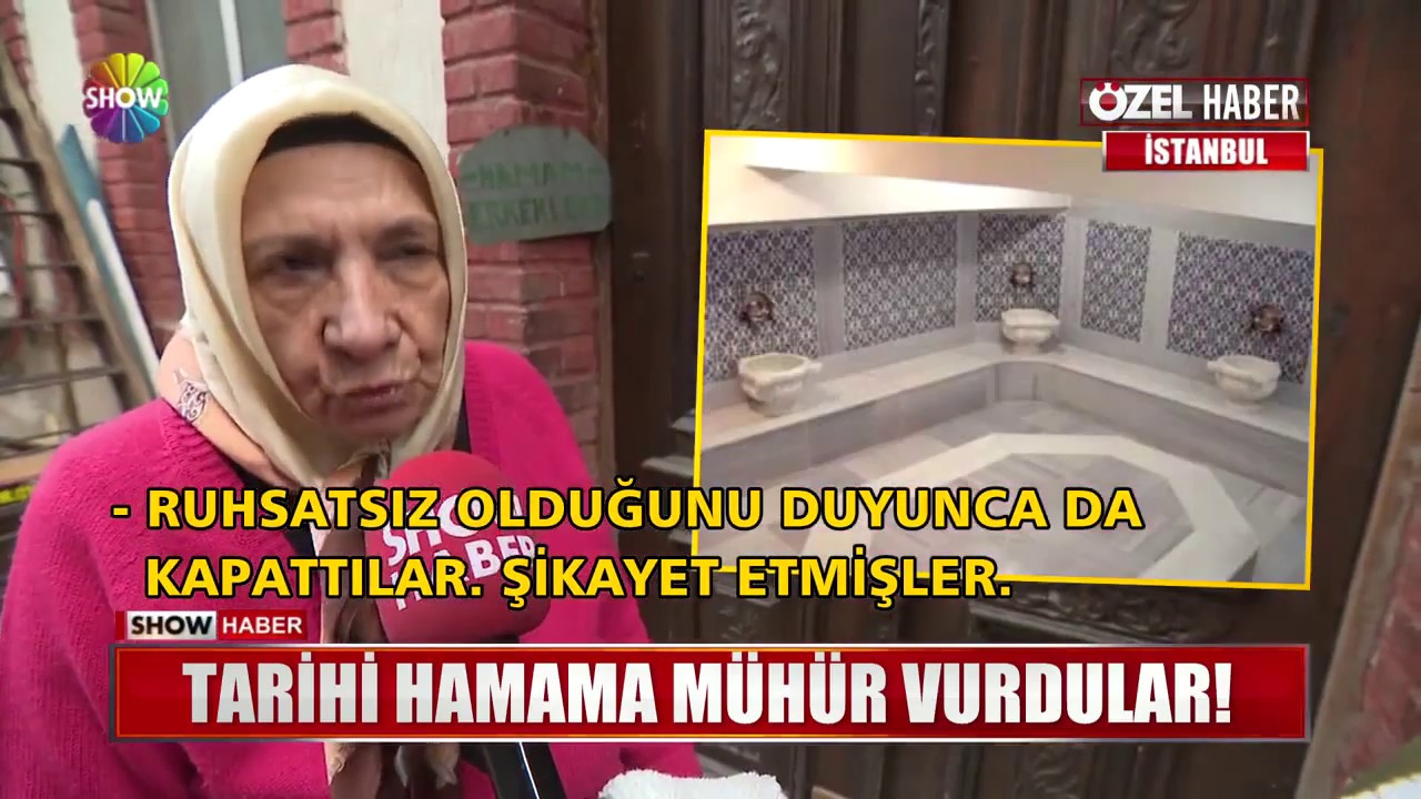 Tarihi hamam ruhsatsız çıktı
