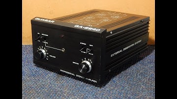 CONHEÇA - AMPLIFICADOR´´ESTRANHO ´´DE UMA GRANDE MARCA NACIONAL - MADE IN BRASIL -QA 2240 QUASAR