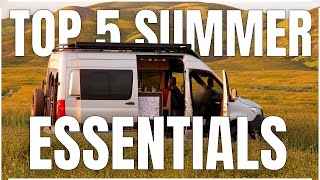 Top 5 Summer Essentials For Your Van by Van Land 3,074 views 11 months ago 6 minutes, 53 seconds