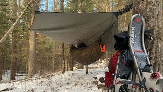 -15°C Hennessy Hammock, HG Underquilt, Faber S-Lines and Firebox Field Test