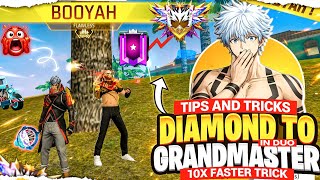 (100% Working ✅) Duo Grandmaster Push Tips and Tricks | Duo Rank Push Secret Strategy | Rank Push 
