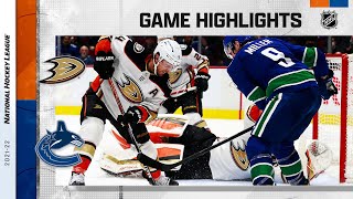 Ducks @ Canucks 2/19 | NHL Highlights 2022