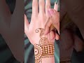Stylish Arabic Back Hand Mehndi Design | Easy Floral Henna Design for Beginners | Mehndi Tutorial