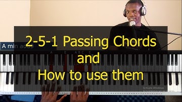 #18:  2-5-1 Passing Chords And How To Use Them.
