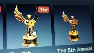 how to get a free bloxy award (NOT CLICKBAIT) (100% REAL WORKING)