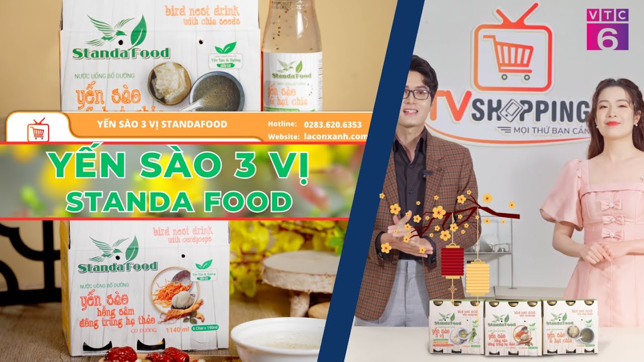[TV SHOPPING] YẾN SÀO 3 VỊ STANDA FOOD - YouTube