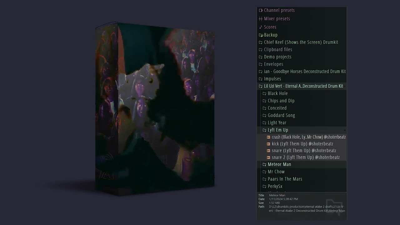 [FREE] Lil Uzi Vert Drum Kit 2024 | Lil Uzi Vert - Eternal Atake 2 Deconstructed Drum Kit