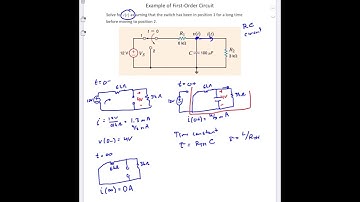 Example #1 of a First Order Circuit