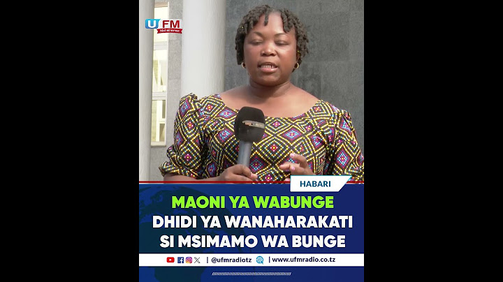 MAONI WABUNGE KUHUSU WANAHARAKATI SI MSIMAMO WA BUNGE: DKT. TULIA