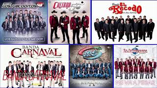 Bandas 2021 - Las Mas Sonadas Con Banda Romanticas - Banda MS, La Adictiva, Los Recoditos, El Recodo