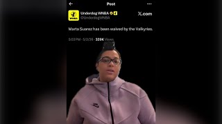 Marta Suarez waived from Golden State Valkyries. Seattle Storm won the trade!
