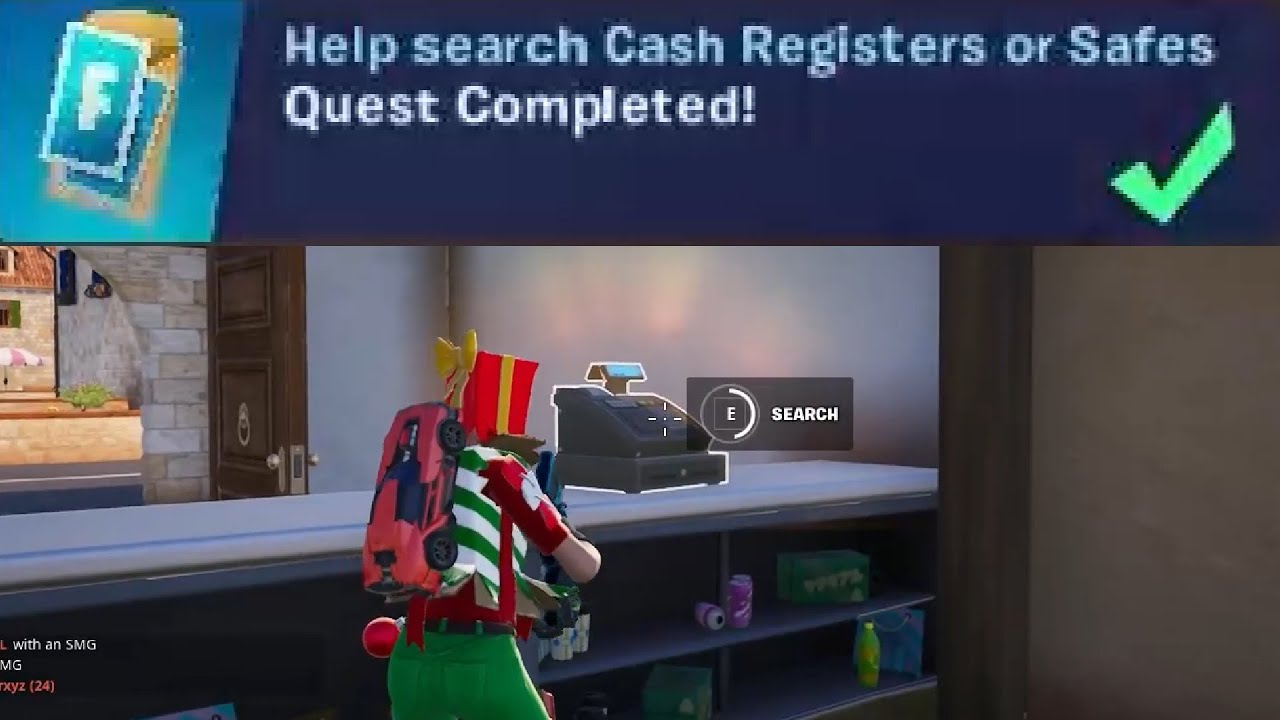 Help search Cash Register or Safes Fortnite YouTube