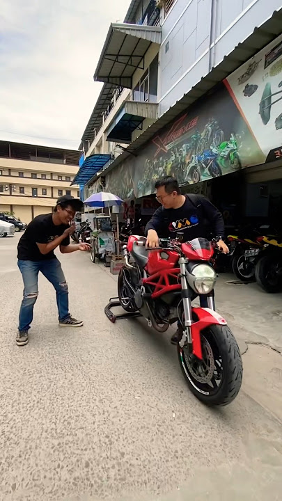 Cek Sound Ducati Monster 796 knalpot FastLine #testknalpot