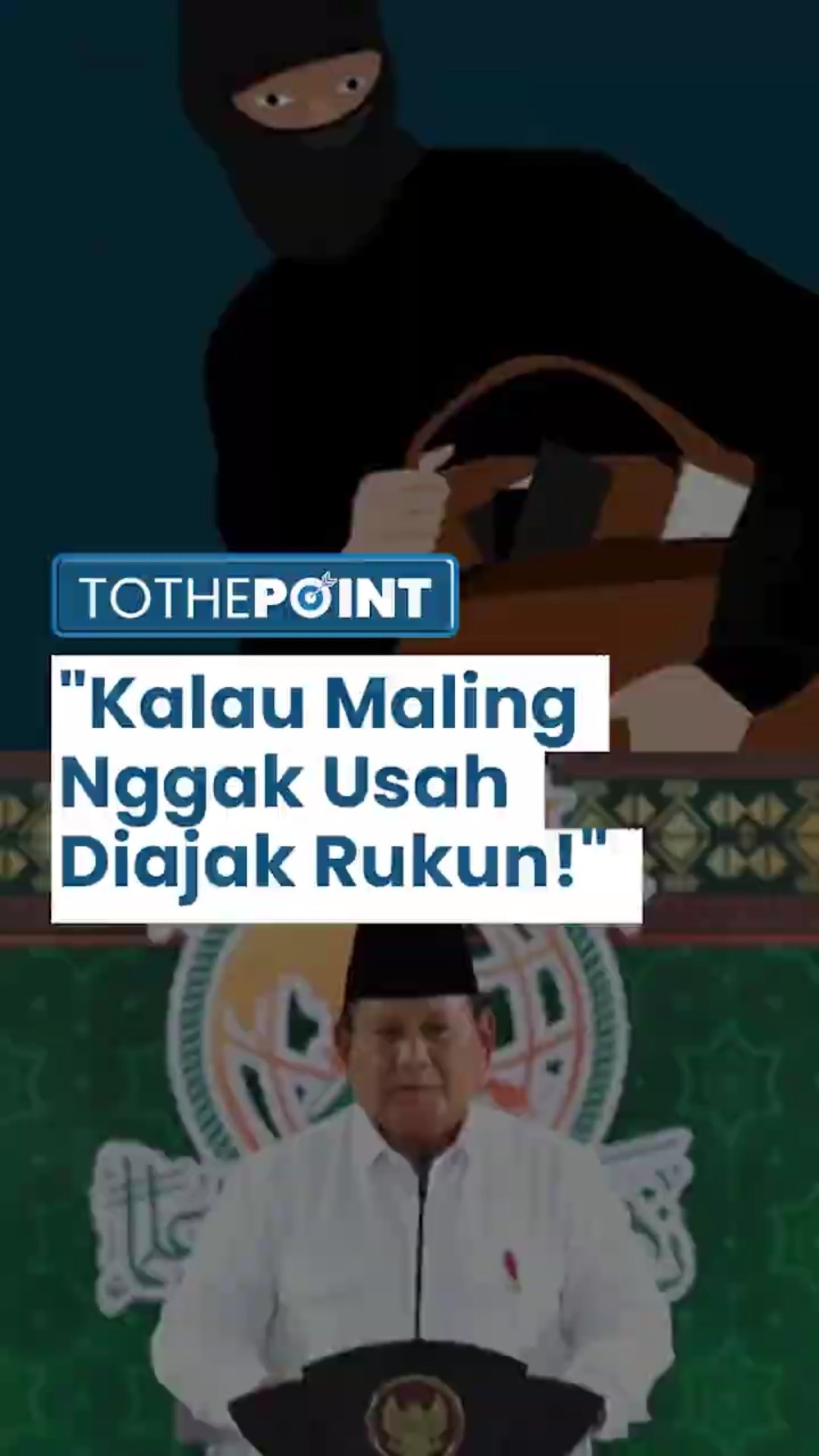 Prabowo Sentil Koruptor, Bakal Sikat Habis yang Ambil Uang Negara: Kalau Maling Jangan Diajak Rukun