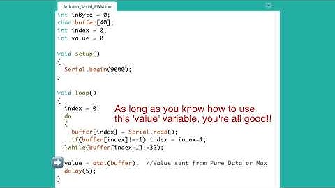 Max/MSP to Arduino | Pure Data to Arduino