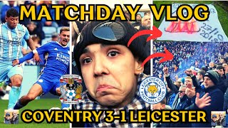 M69 DERBY FIGHTS - RED CARD - LIMBS & PYROS | MATCHDAY VLOG | COVENTRY 3-1 LEICESTER