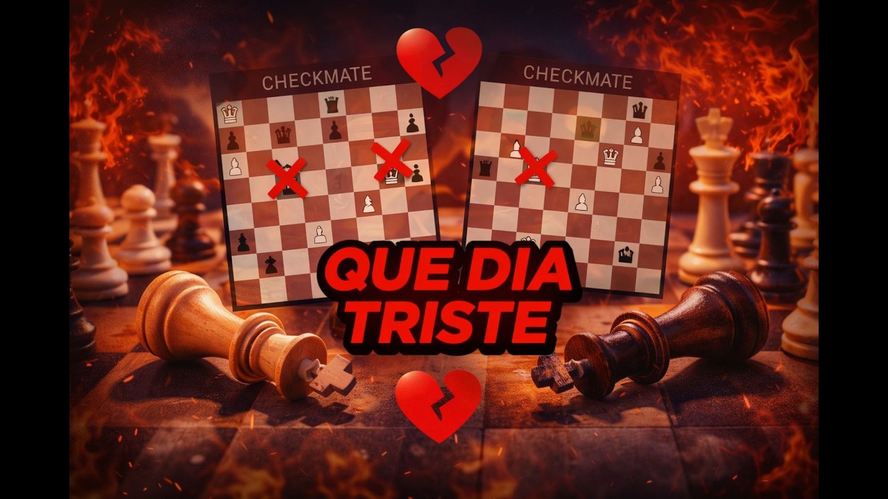 Que dia triste xadrez online!!