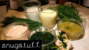 Honig-Senf-Sauce mit Dill // Soße / Dip zu Raclette , Fondue , Räucherlachs // Episode 0022