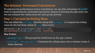 Speed Up Your pandas DataFrame Operations: Vectorized Group By Calculations