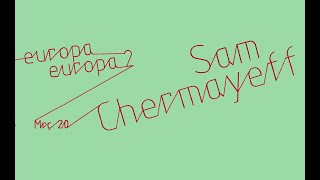 Sam Chermayeff || Cicle Europa Europa 2EUROPA EUROPA 2