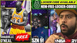 NEW SEASON 9 LOCKER CODES AND HOW TO GET A FREE INVINCIBLE SHAQ CHANCE IN NBA 2K21 MYTEAM