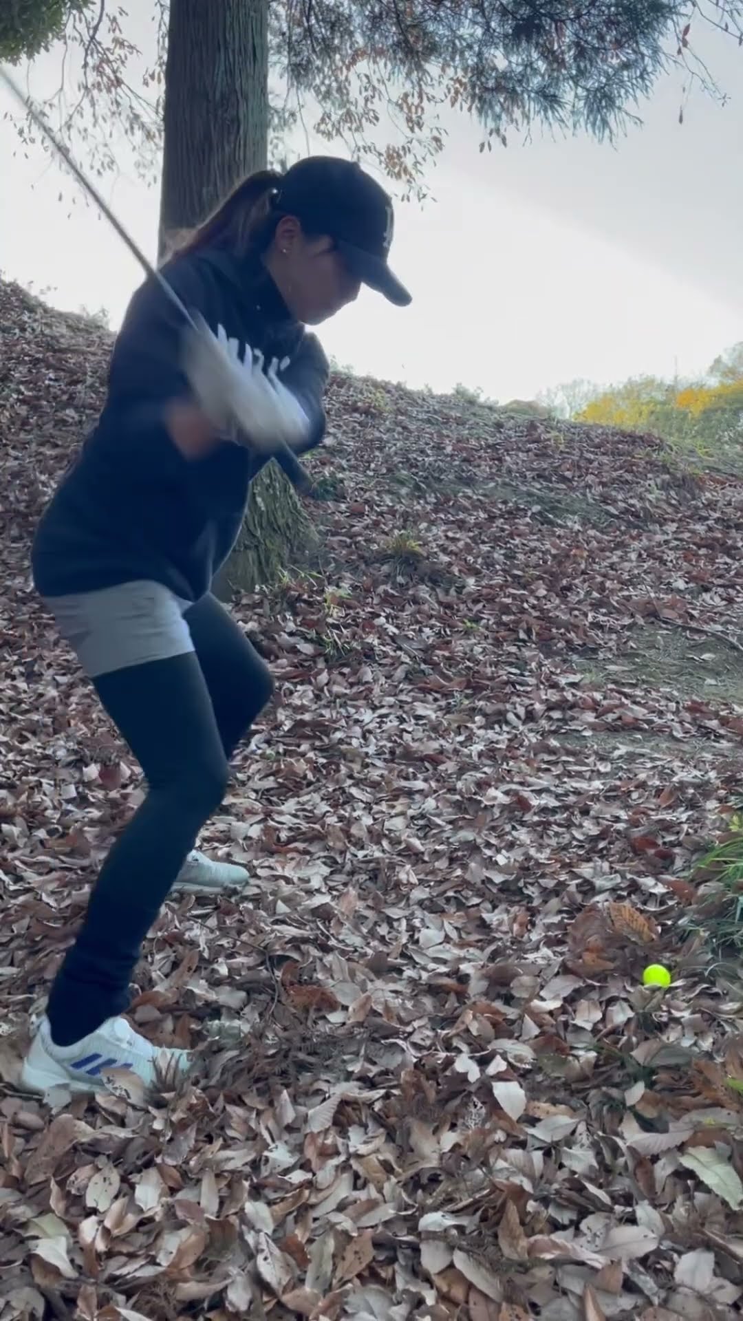 脱出中！ #golf #ゴルフ右に行かない打ち方 #ゴルフ