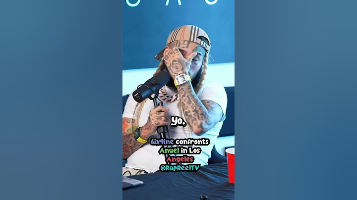 Tekashi 6ix9ine Confronts Anuel In Los Angeles And Asks Him To Talk
