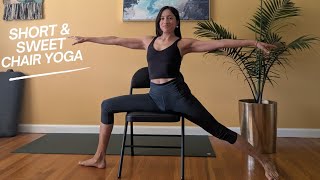Short & Sweet Chair Yoga: an all-levels yoga experience