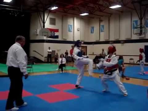 Elite Tornados Taekwondo - Christina Clark in Action