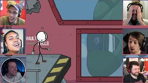 Gamers react to : Charles [Henry Stickmin Infiltrating the Airship] (Re-Upload)