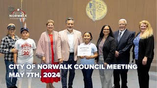 City of Norwalk Council Meeting 04/16/2024 Live Stream