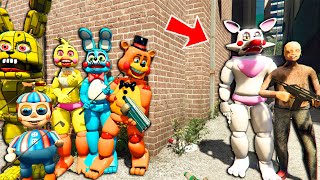 CAN FREDDY AND THE ANIMATRONICS SAVE THE MUNGLE FROM GRANDPA? GTA 5 FNAF MODS