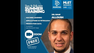 Machine Learning Applications in Petroleum Production Data by Dr. Rami Aloush, Lecture 1/4