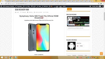 Symphony Helio S60 Flash File Care Firmware Dead Hang Logo Fixed