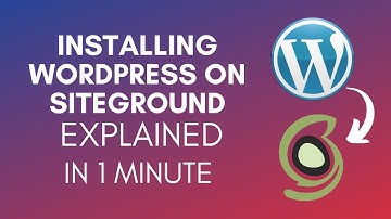How To Install WordPress On SiteGround? (2024)