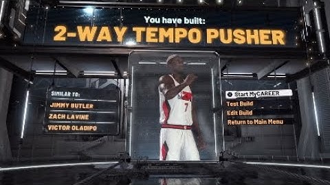 NBA 2k20| two way tempo pusher... Ultra rare build that does everything.