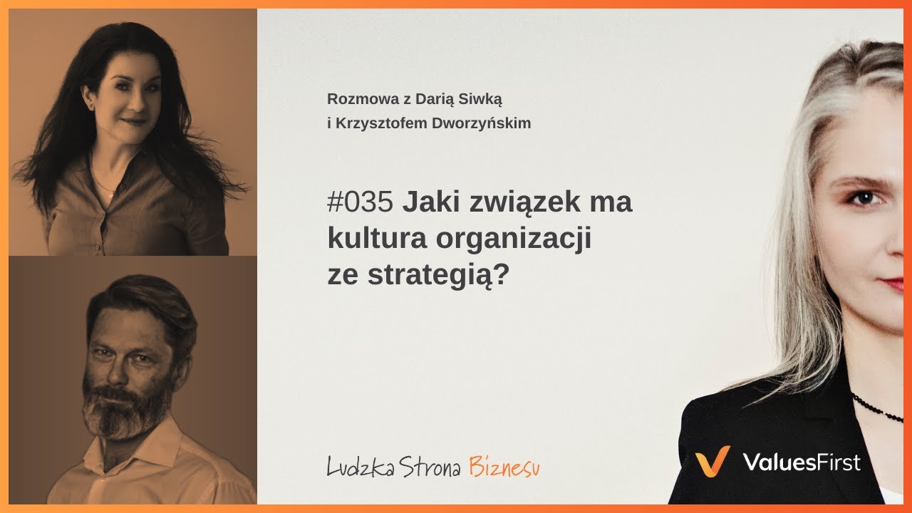 #035 Jaki związek ma kultura organizacji ze strategią? Daria Siwka i Krzysztof Dworzyński