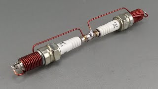 How to generate free electricity with spark plug | Free energy | DY Tech