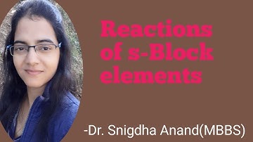 Reactions of s-Block elements with Nitrogen,Oxygen,Hydrogen,Water,air